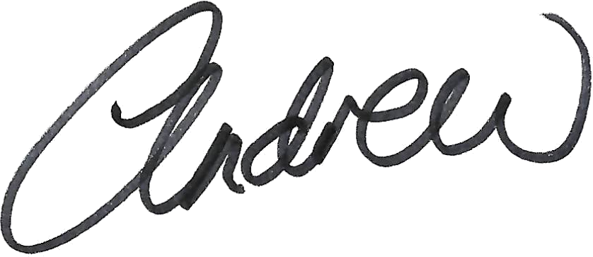 Andrew's signature